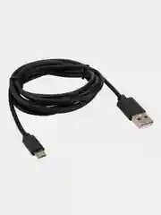 Кабель REXANT, USB-A, micro USB, ПВХ, черный, 1А, 1,8 м