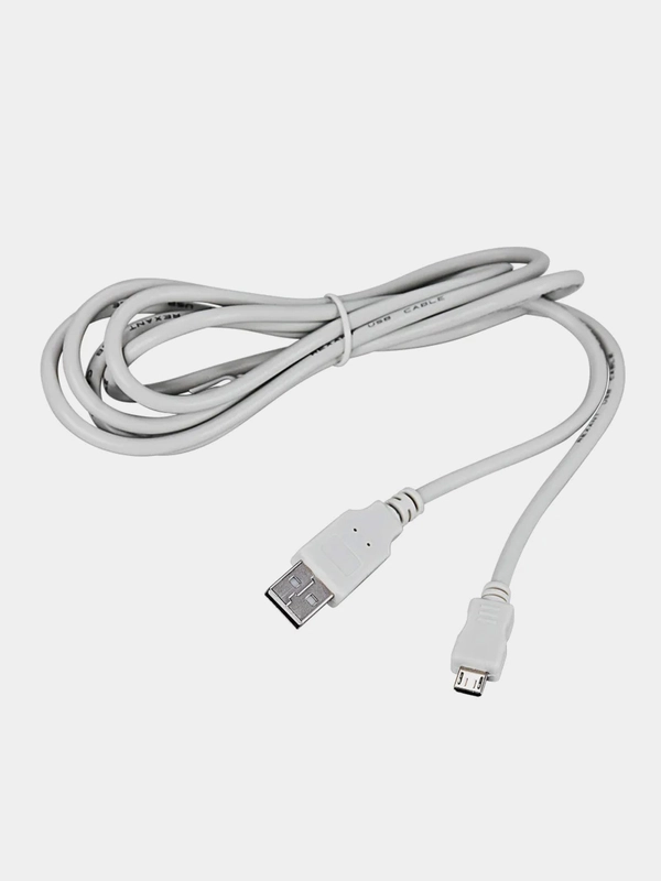 Кабель REXANT, USB-A, micro USB, серый, 1А, 3 м