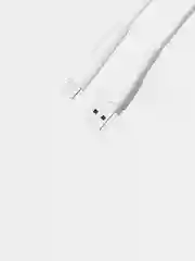 Кабель REXANT, USB-A, Lightning для Apple, 2,4А, в белой нейлоновой оплетке, 1 м
