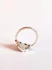 Кольцо винтажное с черным квадратным камнем