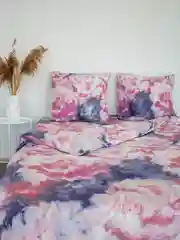 Розовый комплект постельного белья Cotton Nights Sweet Dreams, хлопок