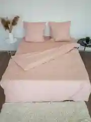 Пудровый комплект постельного белья Cotton Nights Sweet Dreams, хлопок