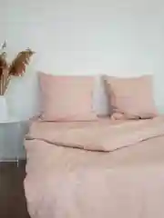 Пудровый комплект постельного белья Cotton Nights Sweet Dreams, хлопок