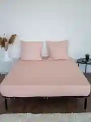 Пудровый комплект постельного белья Cotton Nights Sweet Dreams, хлопок