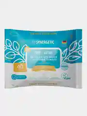 Детская влажная туалетная бумага Synergetic "Пантенол и овсяное молочко", 40 штук