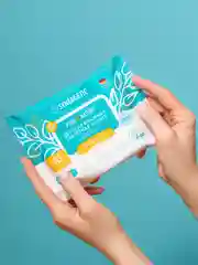 Детская влажная туалетная бумага Synergetic "Пантенол и овсяное молочко", 40 штук