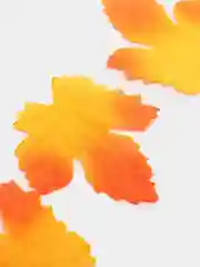Оранжевый искусственные кленовые осенние листья, 9 видов, текстиль, 3/10/50/100 штук, для декора