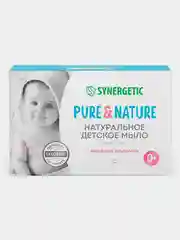 Натуральное детское мыло SYNERGETIC "Овсяное молочко", 90 г