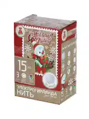 Гирлянда эл. насадка "Рамбутан", 3м, 15LED, RG/RB,автореж, ПВХ прозр., коннект, 220В