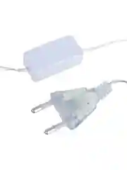 Гирлянда эл. вьюн 9м, 100 LED, белый, пост. свечение, ПВХ прозр., 220В