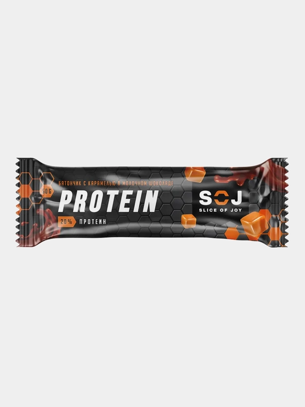 Протеиновый батончик SOJ Protein, с соленой карамелью, 50 г