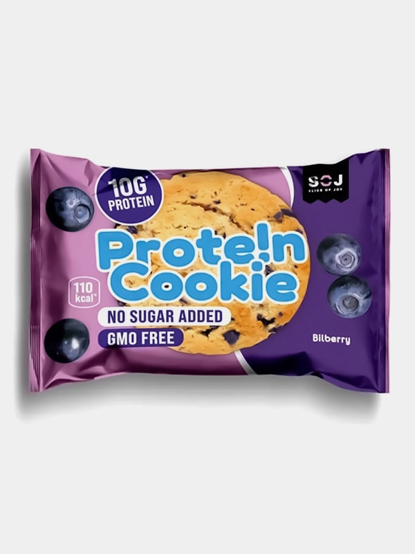 Печенье протеиновое SOJ Prote!n Cookie "Черника", 37 г