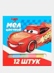 Синий мелки школьные цветные, 6 цветов, набор 12 шт, квадратные