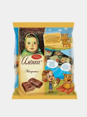 Вафельные конфеты Аленка, с начинкой, 250 г