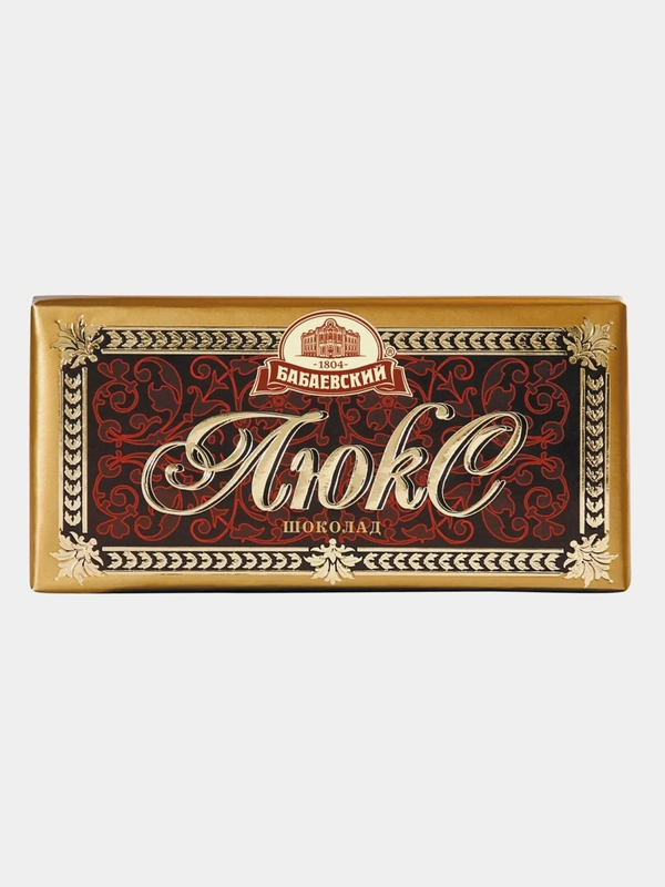 Шоколад Бабаевский Люкс, темный, 53% какао, 90 г