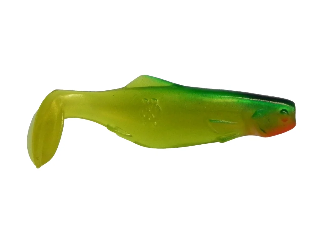 Зеленый силиконовая приманка из Сербии ORKA Shad 7 YG 5 штук