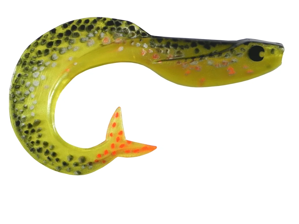 Горчичный силиконовая приманка из Сербии ORKA MERMAID 7 Y03 5 штук