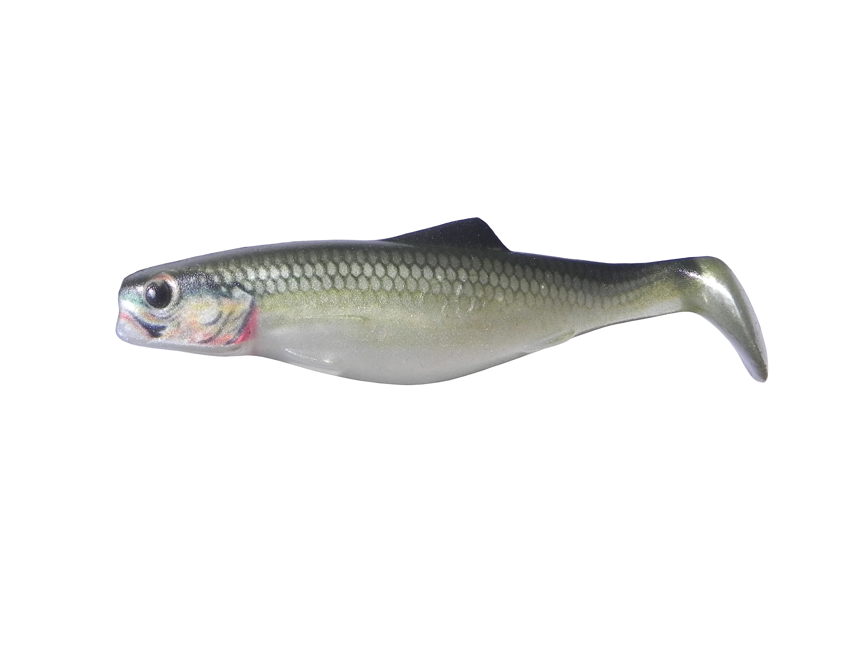 Серый металлик силиконовая приманка из Сербии ORKA SHAD 9 WB1 5 штук