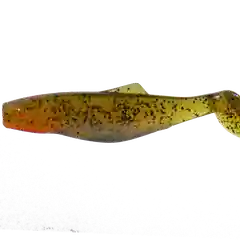 Золотистый хаки силиконовая приманка из Сербии ORKA Shad 9 BR 5 штук