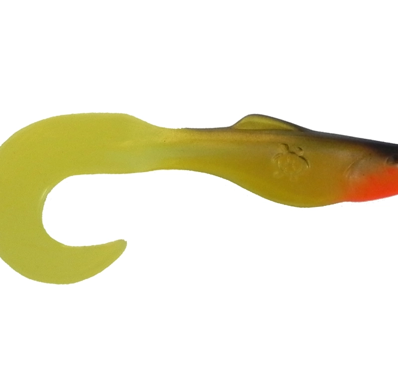 Силиконовая приманка из Сербии ORKA SHAD TAIL 5.5 YB 5 штук