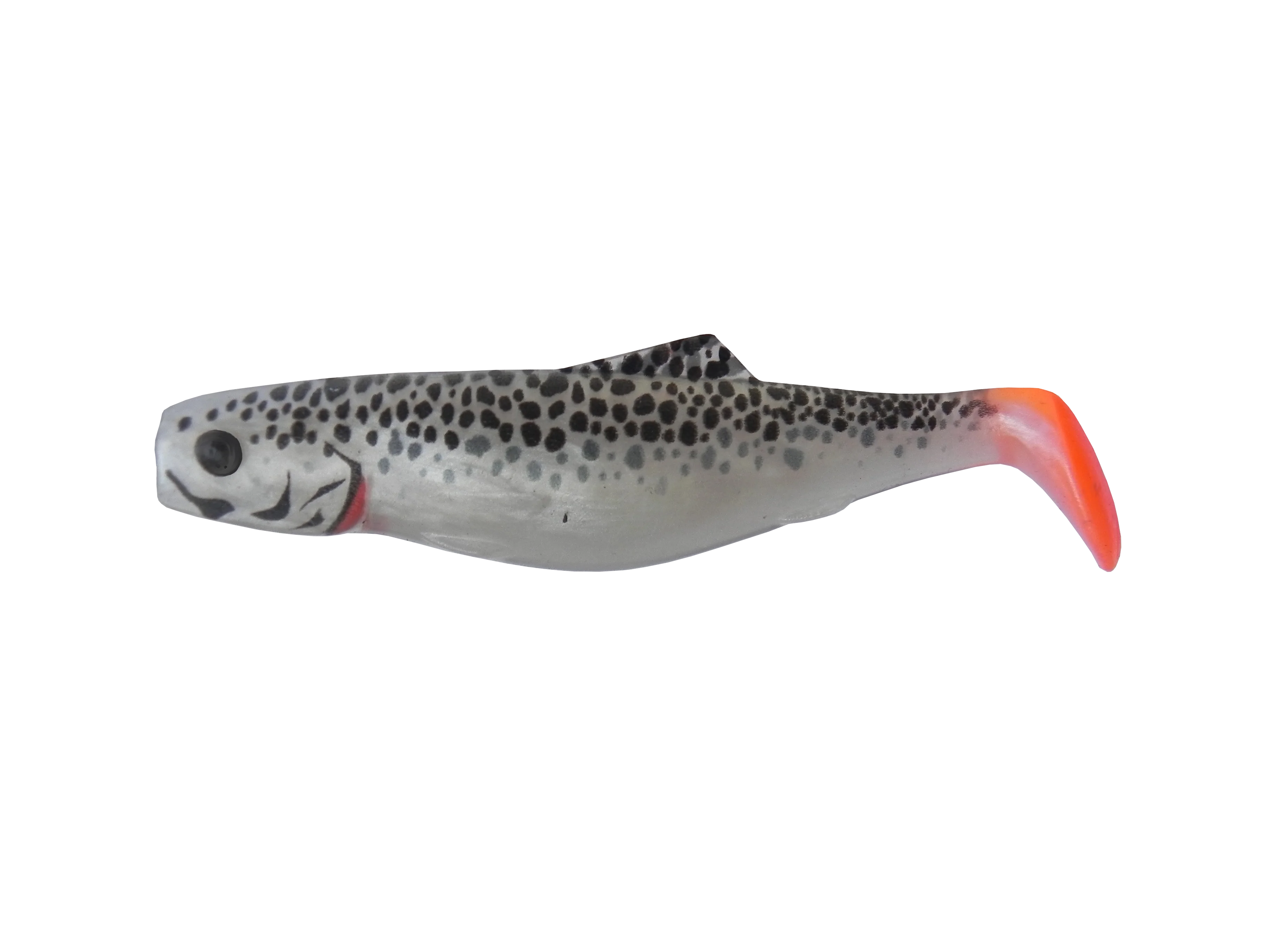Серебряный силиконовая приманка из Сербии ORKA SHAD 9 LP01 5 штук