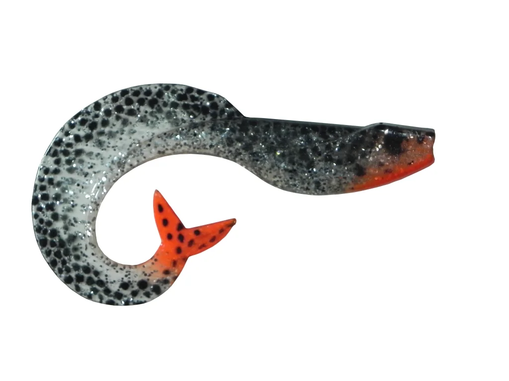 Серебряный силиконовая приманка из Сербии ORKA MERMAID 7 TOG 5 штук