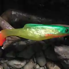 Зеленый силиконовая приманка из Сербии ORKA Shad 26 YG