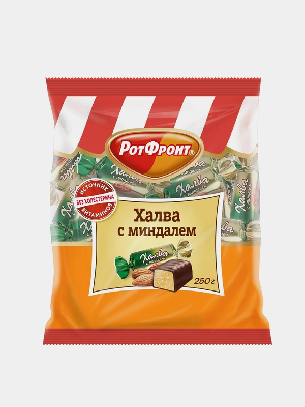 Халва Рот Фронт с миндалем 250 г