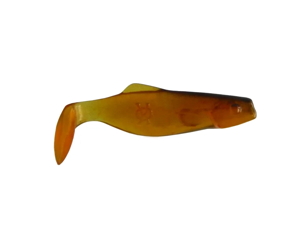 Коричневый силиконовая приманка из Сербии ORKA Shad 5 OB 5 штук 5 штук