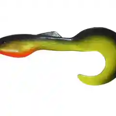Хаки силиконовая приманка из Сербии ORKA Shad Tail 21 YB 2 штуки