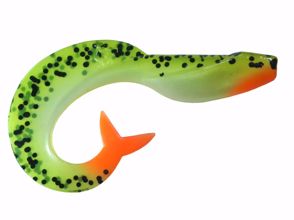 Салатовый силиконовая приманка из Сербии ORKA MERMAID 10 LP02 5 штук