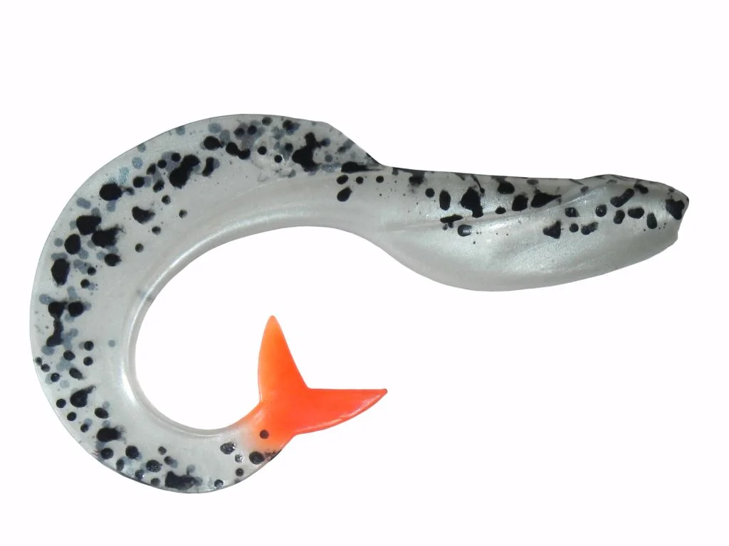 Белый силиконовая приманка из Сербии ORKA MERMAID 10 LP01 5 штук