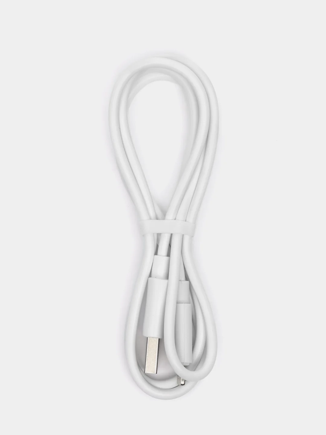 Белый зарядный кабель, шнур, USB для Apple iPhone, зарядное устройство айфон, зарядка, 1 метр
