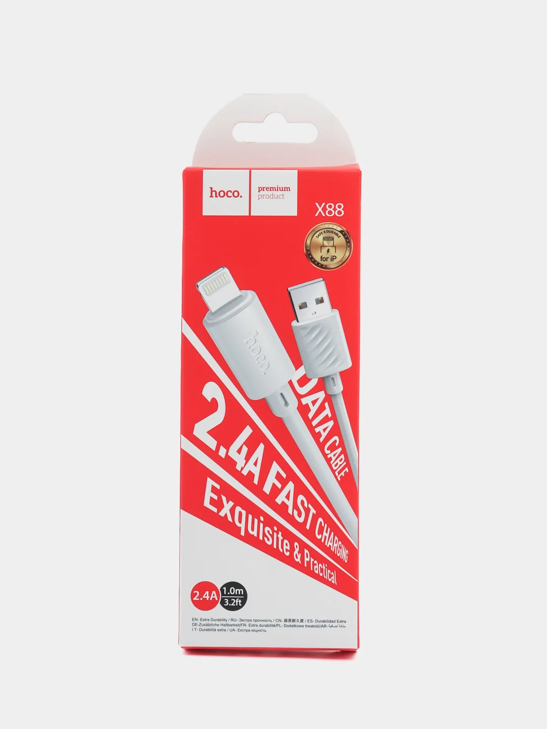 Белый зарядный кабель, шнур, USB для Apple iPhone, зарядное устройство айфон, зарядка, 1 метр