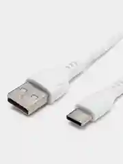 Белый зарядный кабель, шнур, с быстрой зарядкой Type-C, 3.0 Борофон