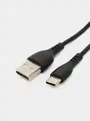 Черный зарядный кабель, шнур, с быстрой зарядкой Type-C, 3.0 Борофон