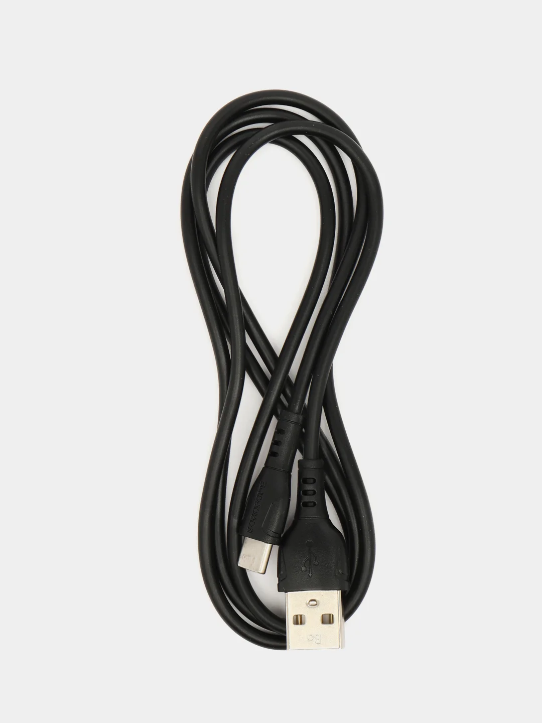 Черный зарядный кабель, шнур, с быстрой зарядкой Type-C, 3.0 Борофон