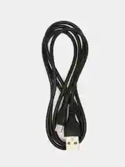 Черный зарядный кабель, шнур, с быстрой зарядкой Type-C, 3.0 Борофон