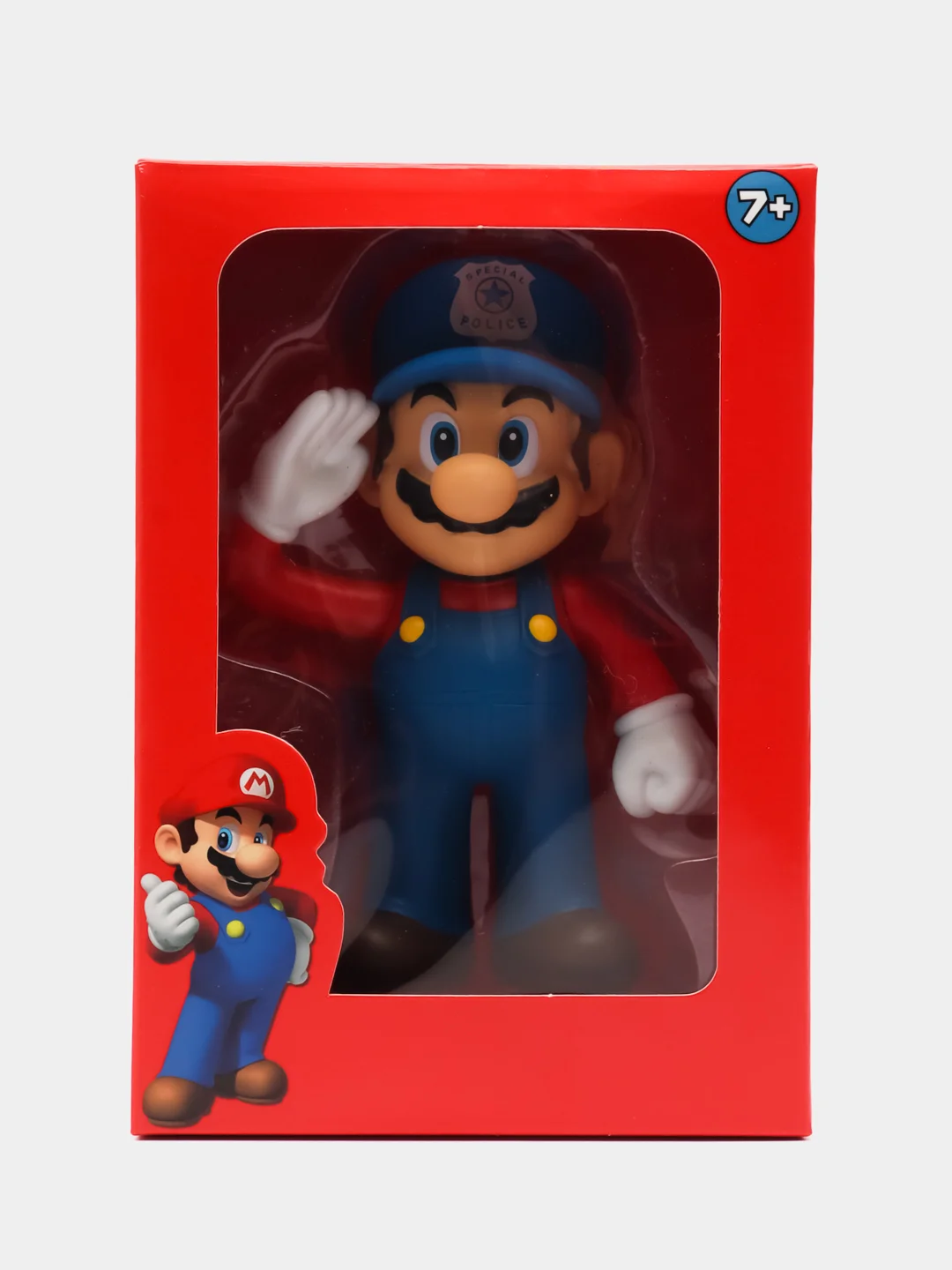 Разноцветный фигурка: Mario (Марио Полицейский) 12см.