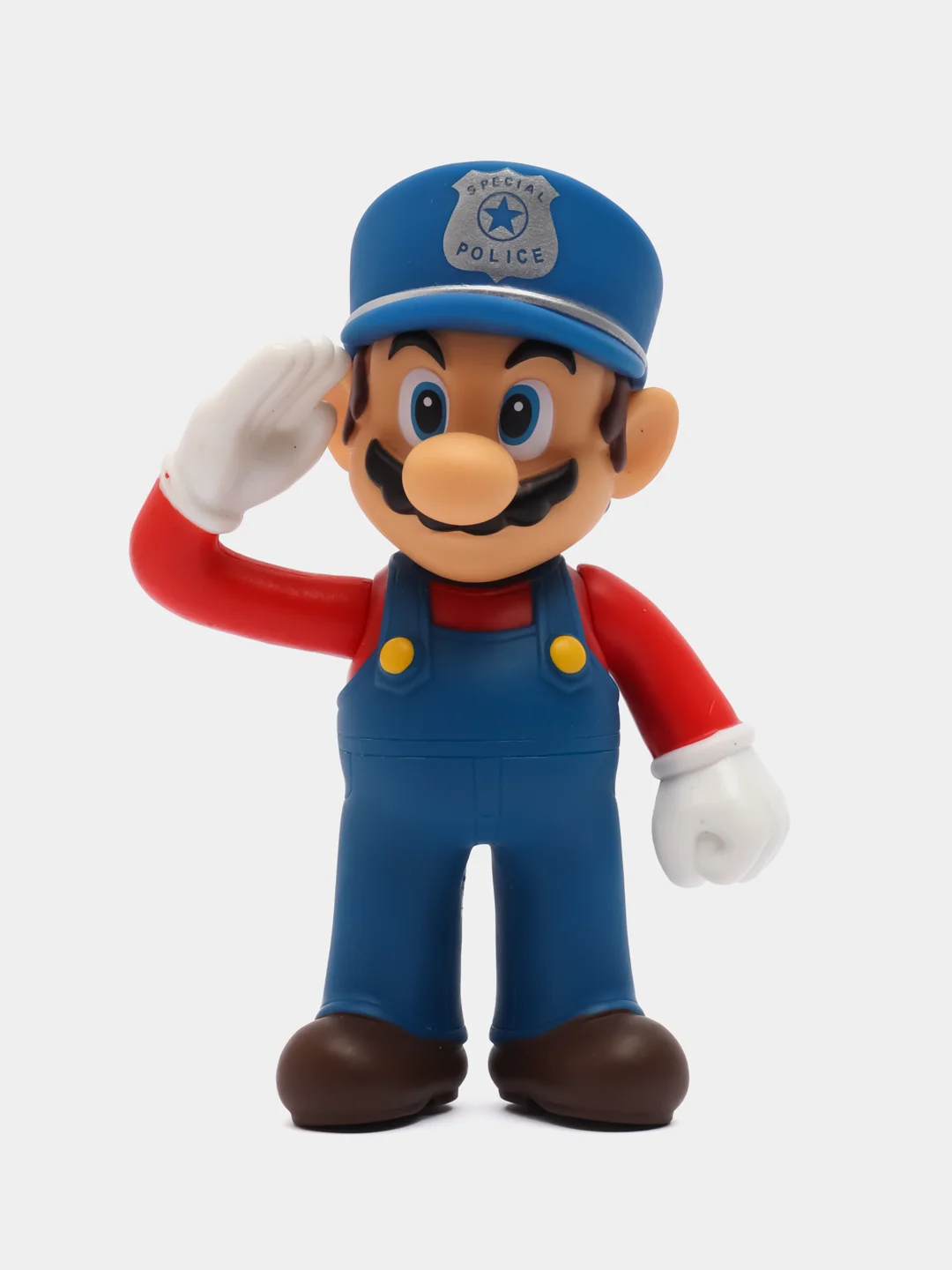Разноцветный фигурка: Mario (Марио Полицейский) 12см.
