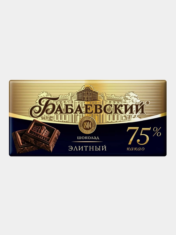 Шоколад Бабаевский элитный, 75% какао, 90 г