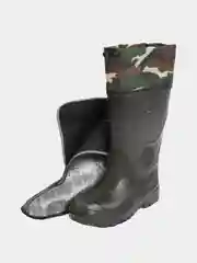 Черный сапоги мужские зимние до -45 С.Сапоги  для  зимней рыбалки.Сапоги для охоты