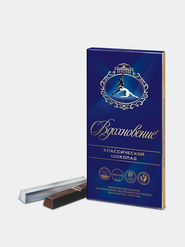 Шоколад Вдохновение классический темный, 100 г