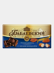 Шоколад темный Бабаевский с целым миндалем, 90 г