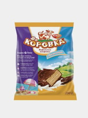 Вафельные конфеты Рот Фронт Коровка Молочная, 250 г