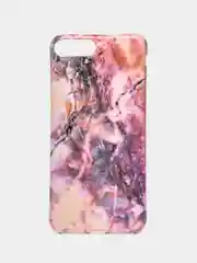 Розовый мраморный чехол для iPhone 7 plus / 8 плюс