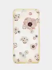 Силиконовый чехол с цветочками для iPhone 7 plus / 8 плюс