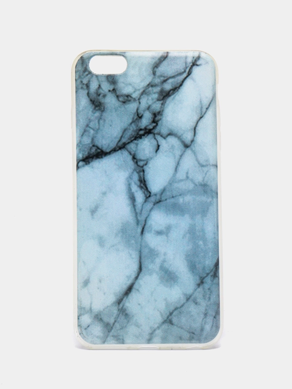 Синий мраморный чехол для iPhone 6 Plus / 6s плюс