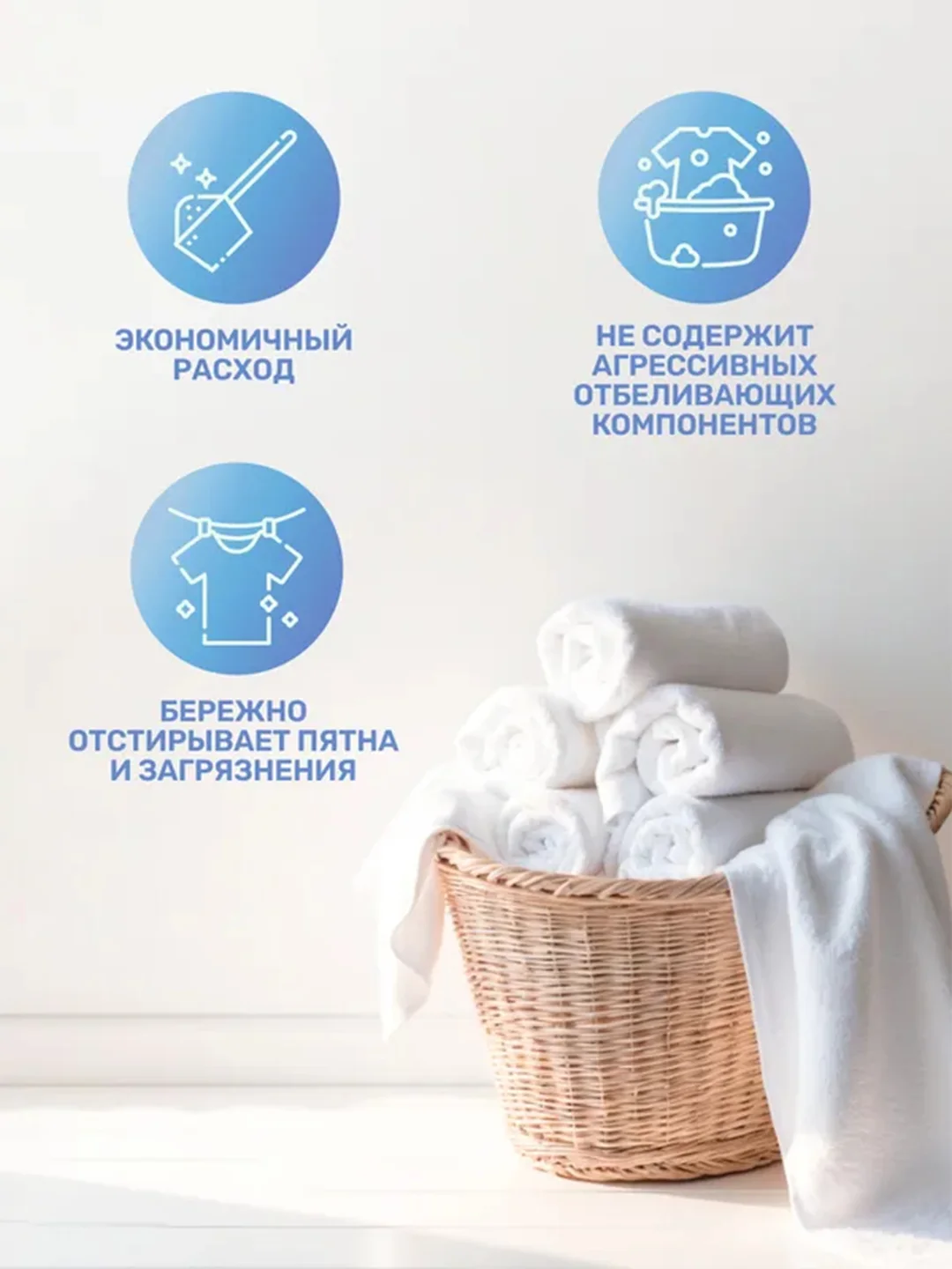 Стиральный порошок Clean&Fresh суперконцентрат для белых вещей, 900 г