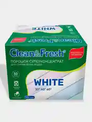 Стиральный порошок Clean&Fresh суперконцентрат для белых вещей, 900 г